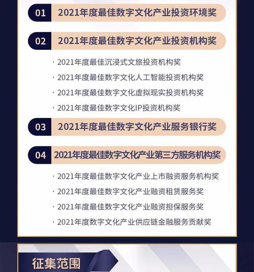 2021年文化金融創(chuàng)新獎(jiǎng)數(shù)字文化產(chǎn)業(yè)評選啟動 聚焦數(shù)字文化創(chuàng)意內(nèi)容應(yīng)用服務(wù)新浪潮